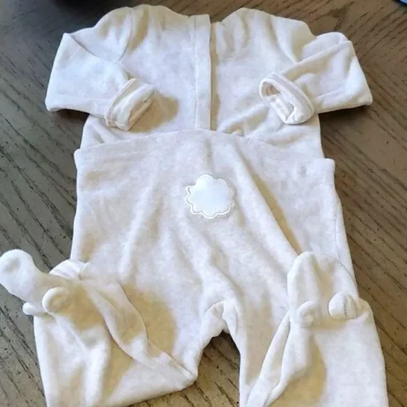 6-9 month boys footed onsie. Dylan & Abby - Picture 4 of 6